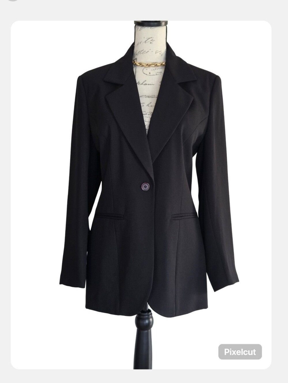 sarah b studio black blazer.